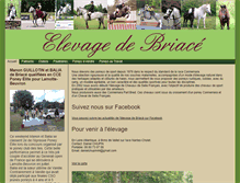 Tablet Screenshot of elevage-de-briace.com